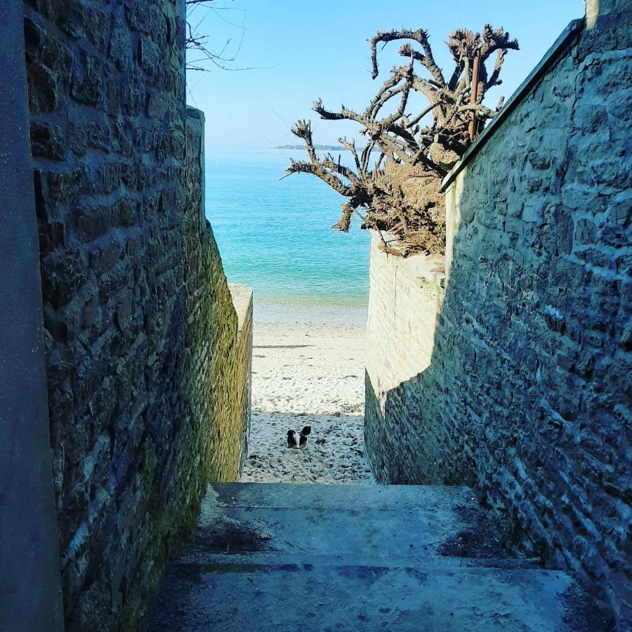 Le 3 Appartement Vue Mer Avec Jardin 100M De La Plage Et De La Thalasso Concarneau Exterior photo